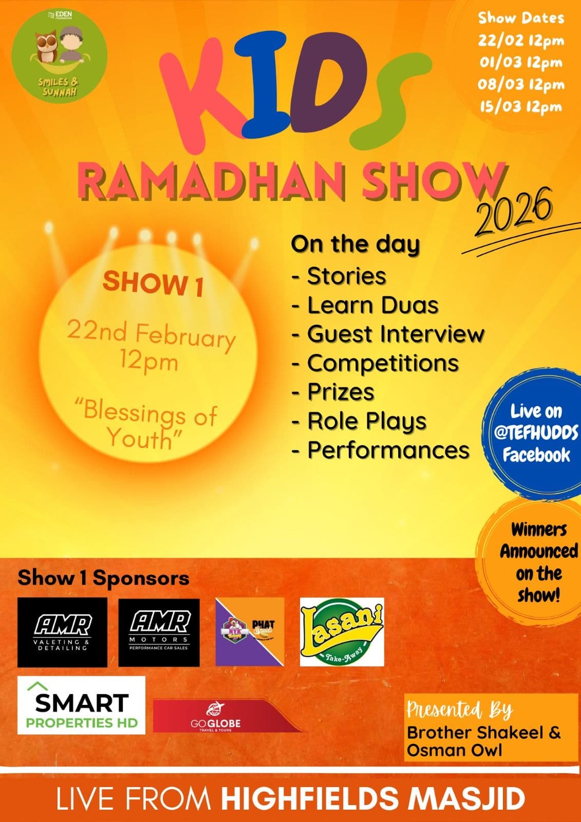 eden kids show Ramadhan